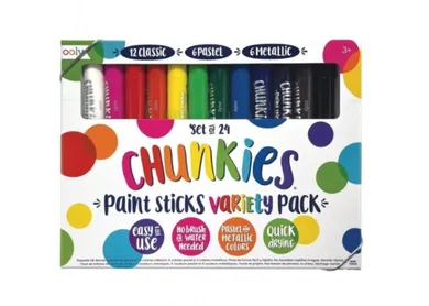 Ooly, Chunkies Paint Sticks, farby w kredce, 24 szt.