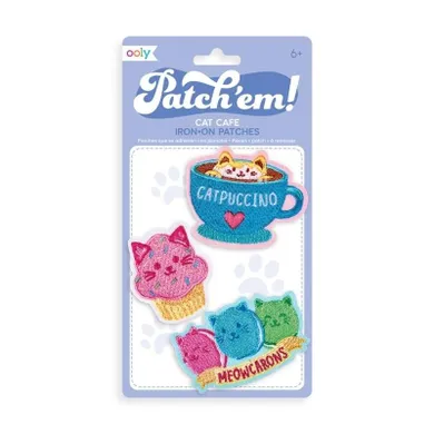 Ooly, Patch Em, naprasowanki, Kocia Kawiarnia