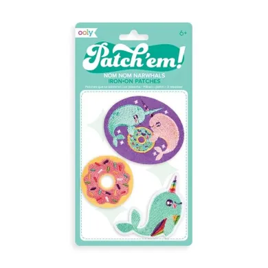 Ooly, Patch Em, naprasowanki, Narwale
