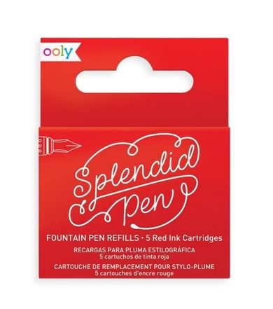 Ooly, Splendid, naboje uzupełniajace, czerwone, 5 szt.