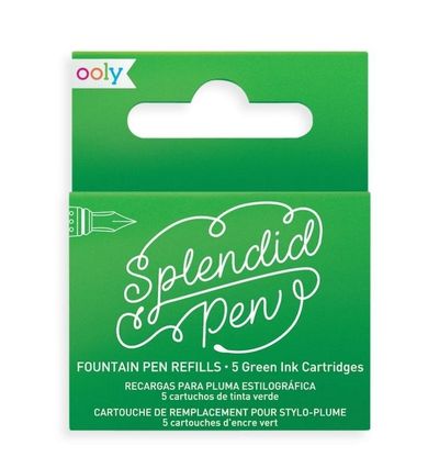 Ooly, Splendid, naboje uzupełniajace, zielone, 5 szt.
