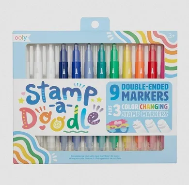 Ooly, Stamp-A-Doodle, flamastry dwustronne