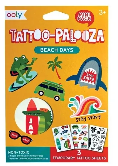 Ooly, Tattoo Palooza, Plaża, tatuaże zmywalne