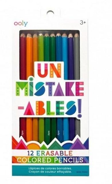 Ooly, Un-Mistake-Ables, ścieralne kredki ołówkowe