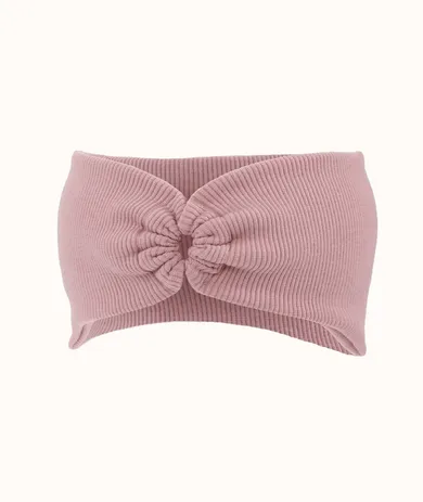 Opaska dziewczęca, prążkowana, różowa, Iltom