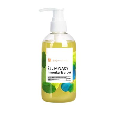 Opcja Natura, żel myjący, Limonka & Aloes, 250 ml