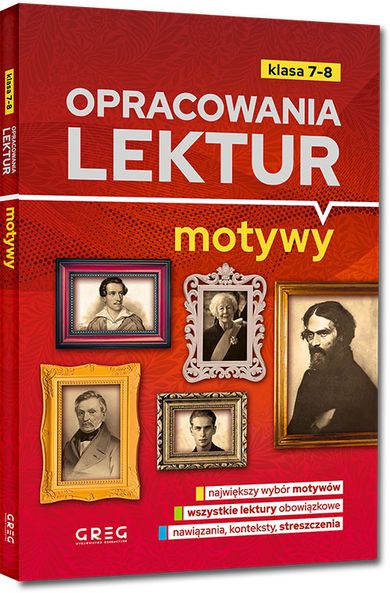 Opracowania lektur - motywy - szkoła podstawowa, klasy 7-8