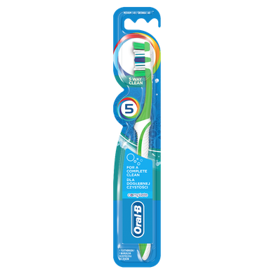 Oral-B, Complete 5 Way Clean, manualna szczoteczka do zębów, średnia