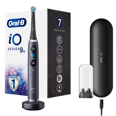 Oral-B, iO Series 9N, szczoteczka elektryczna do zębów, czarna