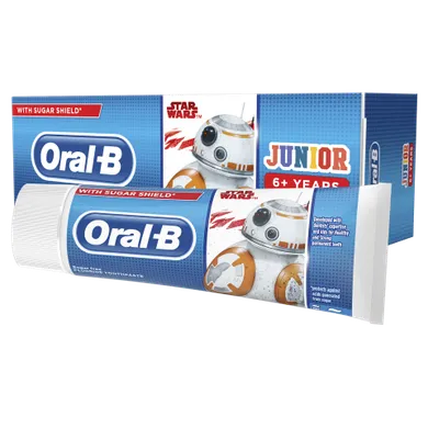 Oral-B, Junior Disney Gwiezdne wojny, pasta do zębów dla dzieci 6+, 75 ml