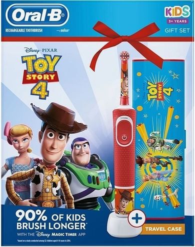 Oral-B, Kids, Toy Story, szczoteczka akumulatorowa dla dzieci + etui podróżne