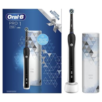Oral-b, Oral-B, szczoteczka, etui, Pro 750 Black