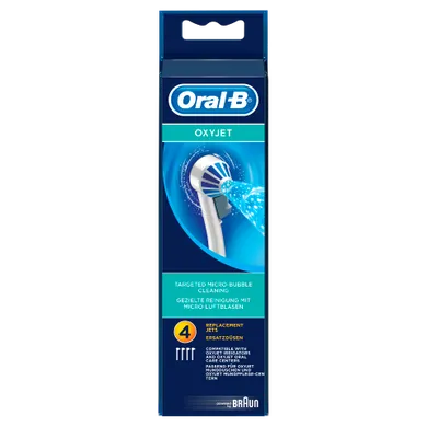 Oral-B, Oxyjet, końcówki do szczoteczek elektrycznych, 4 szt.