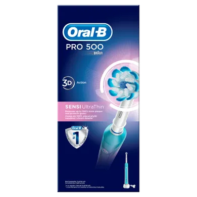 Oral-B, PRO 500 Sensi Ultrathin, szczoteczka elektryczna