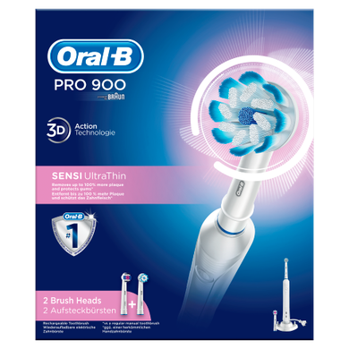 Oral-B, Pro 900 Sensi Ultrathin, szczoteczka elektryczna
