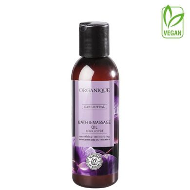 Organique, Black Orchid, olej do kąpieli i masażu, 125 ml