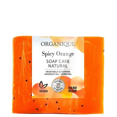 Organique, mydło naturalnie pielęgnujące, spicy orange, 100g