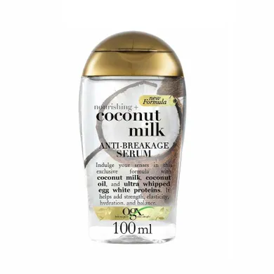 Organix, Nourishing + Coconut Milk Anti-Breakage Serum, odżywcze serum wzmacniające włosy, 100 ml