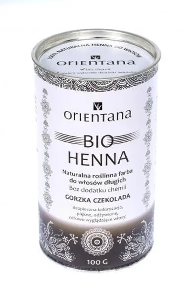 Orientana, Bio henna, gorzka czekolada, 100 g