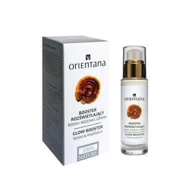 Orientana, booster rozświetlający, reishi i różeniec górski, 30 ml