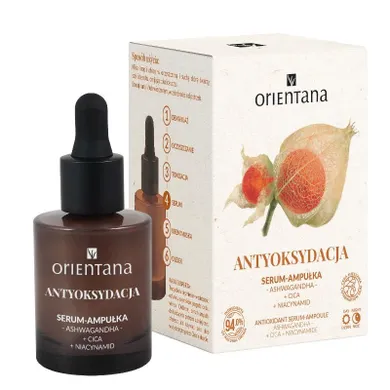 Orientana, serum-ampułka na dzień i noc, antyoksydacja, 30 ml