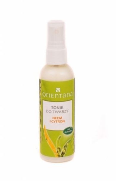 Orientana, Tonik do twarzy, neem i cytron, 100 ml