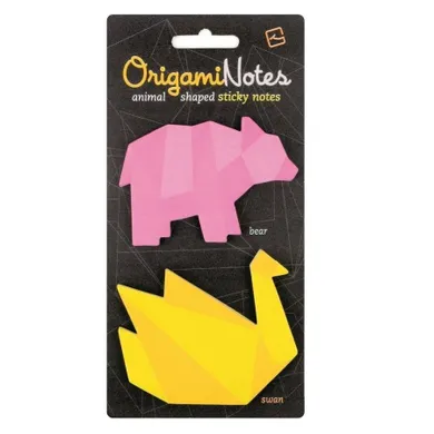 Origami, notes, karteczki samoprzylepne