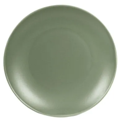 Orion, ceramiczny talerz deserowy, płytki, zielony Alfa, 21.5 cm