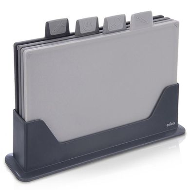 Orion, deski do krojenia, ze stojakiem, 4 szt.