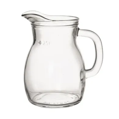 Orion, dzbanek szklany do napojów z uchwytem, 250 ml