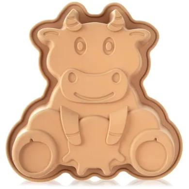 Orion, forma do pieczenia, silikonowa, krowa, 20-19-4,5 cm