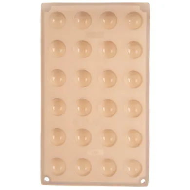 Orion, forma do pralin i czekoladek silikonowa, beżowa, 30-17,5-1,5 cm