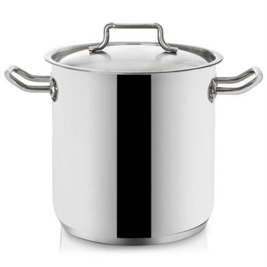 Orion, garnek stalowy z pokrywką, 18/10 Premium, 11 l, 24 cm