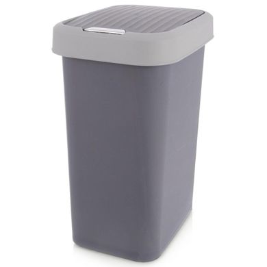 Orion, kosz na śmieci, plastikowy, szary, 25 l
