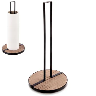 Orion, Line, stojak na ręcznik papierowy, metalowy, czarny, 32,5 cm