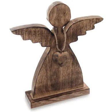 Orion, Mango, figurka świąteczna, drewniana, anioł, 29 cm