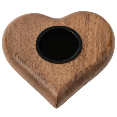 Orion, Mango, świecznik drewniany, 12,5-12 cm