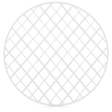 Orion, mata do zlewu, okrągła, biała, 32,5 cm