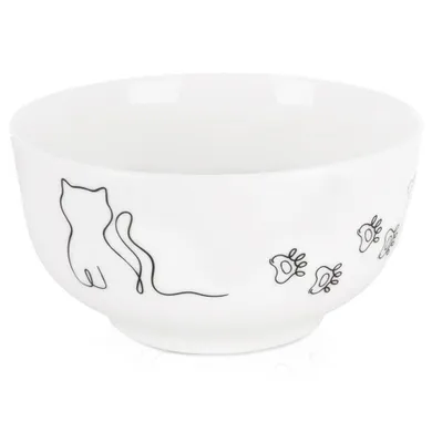 Orion, miseczka porcelanowa, kotek, 13 cm, 550 ml
