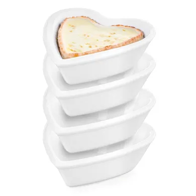 Orion, miseczki na przekąski, porcelanowe, 7,5 cm, 35 ml, 4 szt.