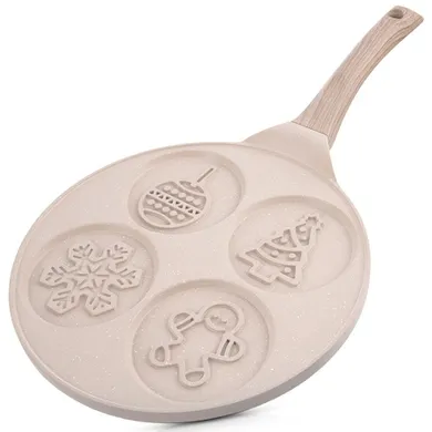 Orion, patelnia do jajek, 4 otwory, granitowa, 26 cm