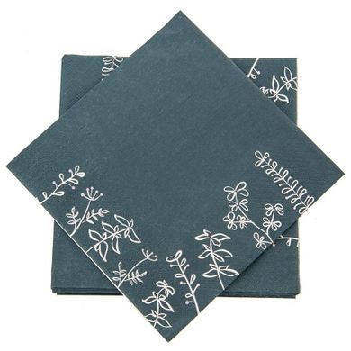 Orion, serwetki papierowe, 3-warstwowe zielone, Louka, 33-33 cm, 20 szt.