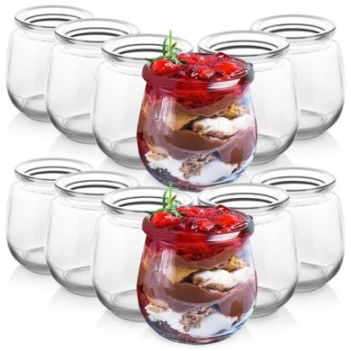 Orion, słoik na jogurt i desery, 200 ml, 12 szt.