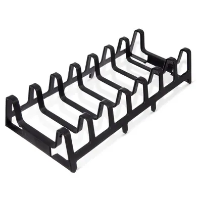 Orion, stojak na pokrywki i talerze, czarny, 30-14-6 cm