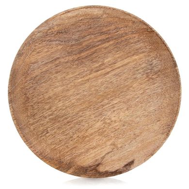 Orion, talerz do serwowania drewniany, mango, 25 cm