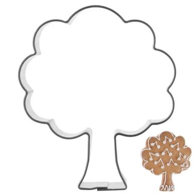 Orion, wykrawacz do ciastek, stalowy, drzewo, 6 cm