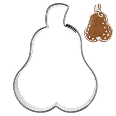 Orion, wykrawacz do ciastek, stalowy, gruszka, 4.5 cm