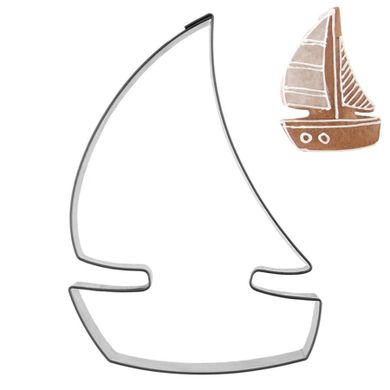 Orion, wykrawacz do ciastek, stalowy, żaglówka, 8,5 cm