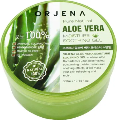 Orjena, Moisture Soothing, żel aloesowy, 100% aloe vera, 300 ml