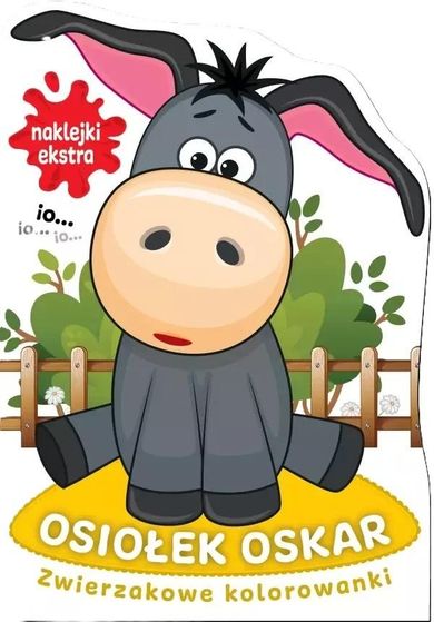 Osiołek Oskar. Zwierzakowe kolorowanki